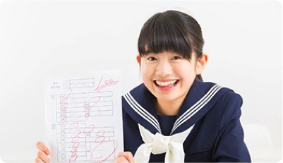 通塾生の89.1％が成績アップ